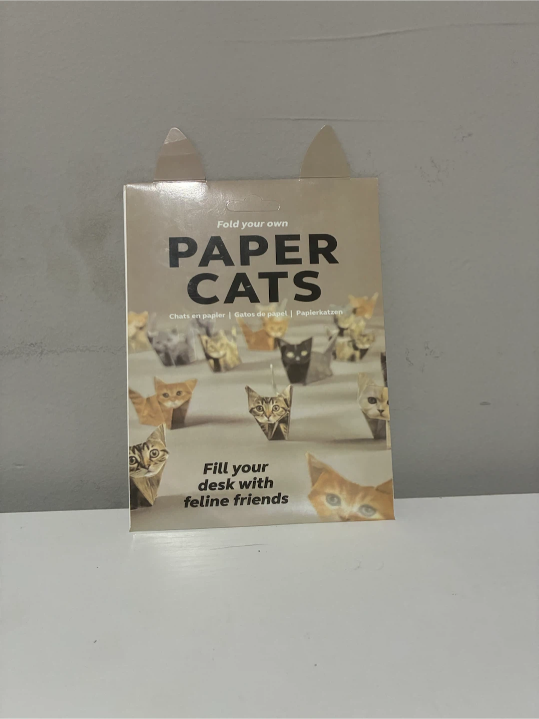Fold Your Own Paper Cats Origami Kit