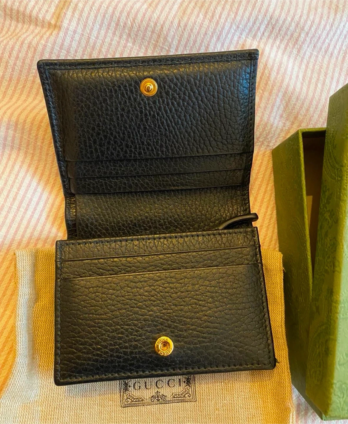 Gucci Black Leather Marmont Wallet - photo 2