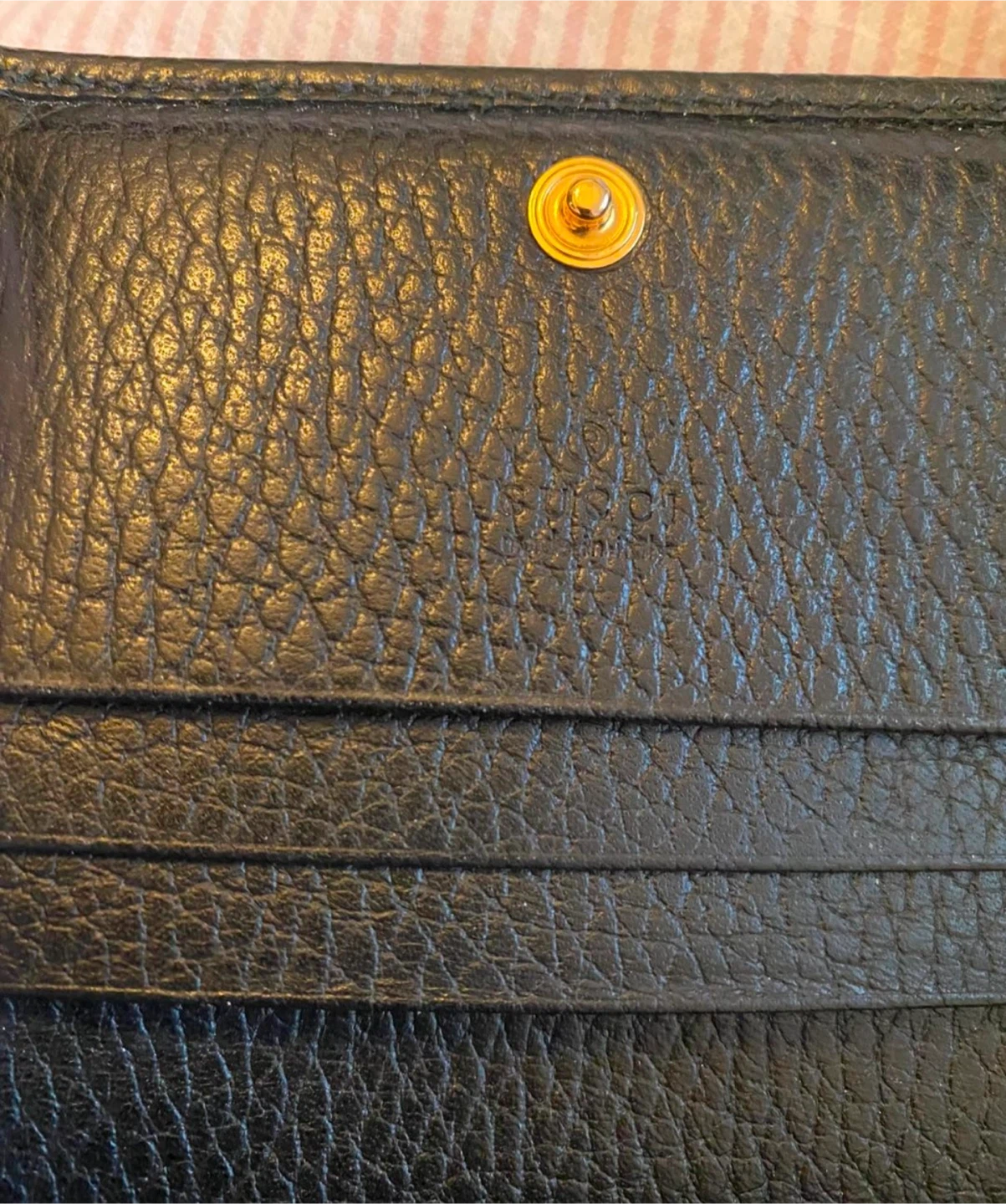Gucci Black Leather Marmont Wallet - photo 4