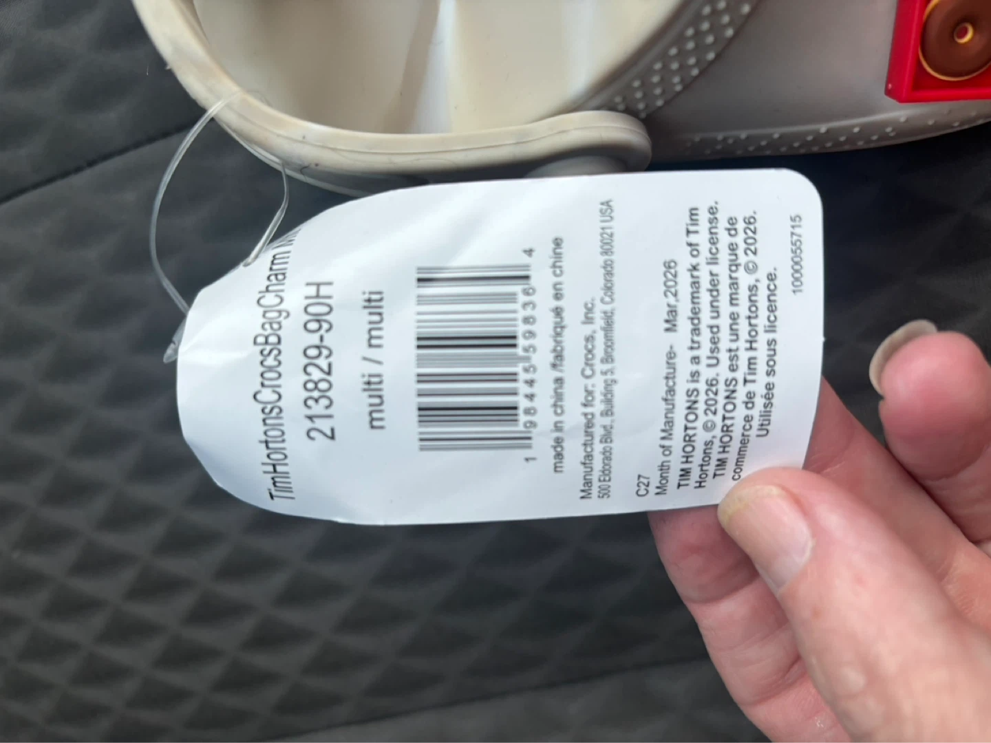 Tim Hortons x Crocs Bag Charm - Multi - photo 2