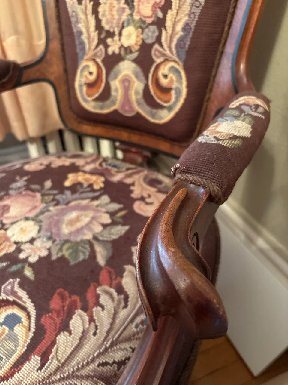 Antique Tapestry Armchair - photo 3