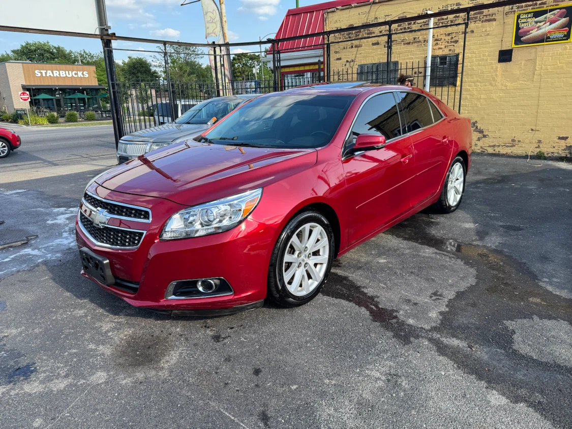 Red Chevrolet Malibu LT Sedan