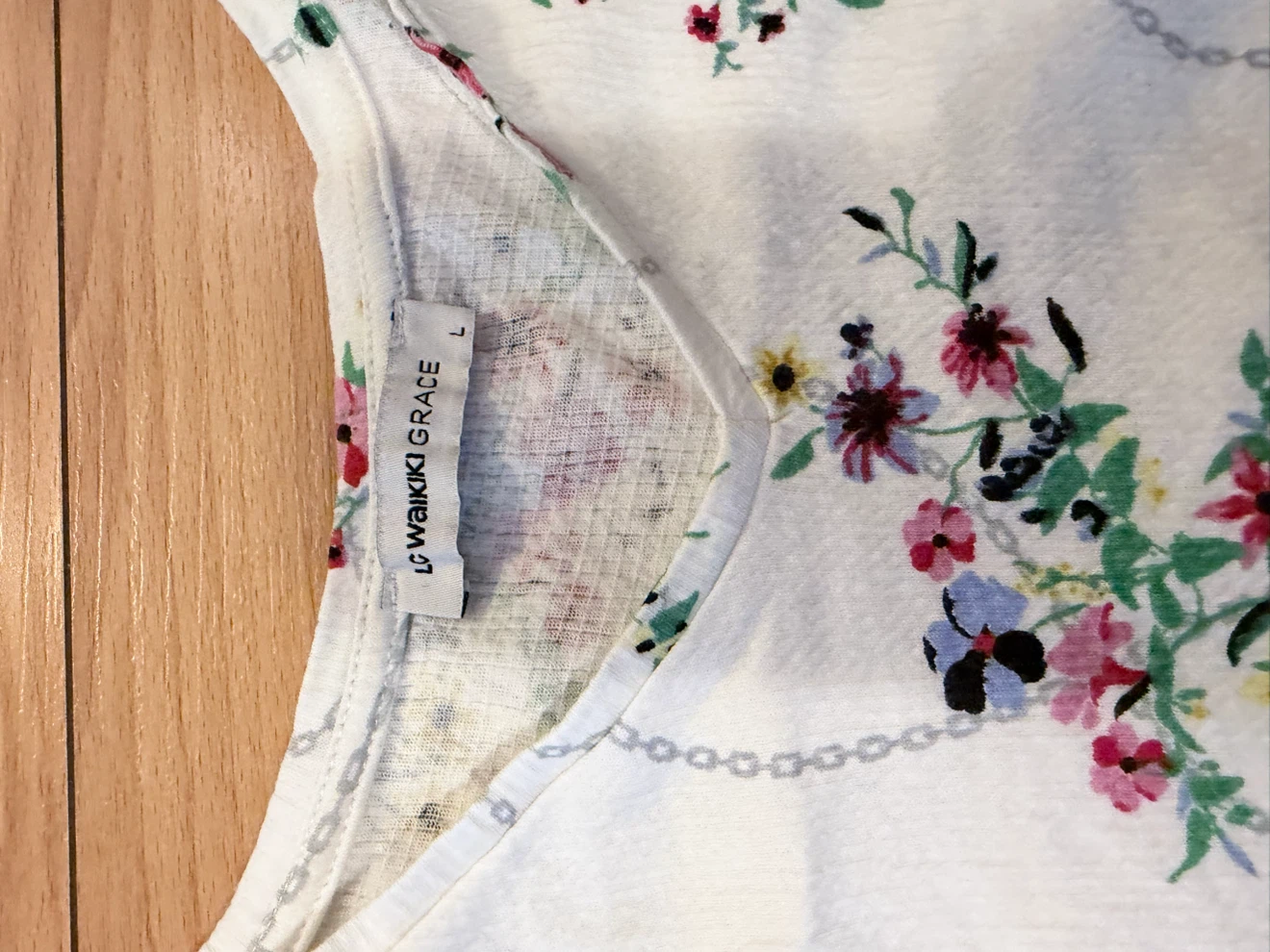Waikiki Grace Women's Floral Print Top - Size L - photo 2
