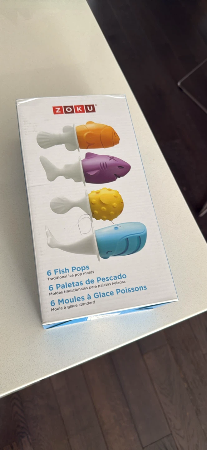 Zoku 6 Fish Pop Molds bpa free