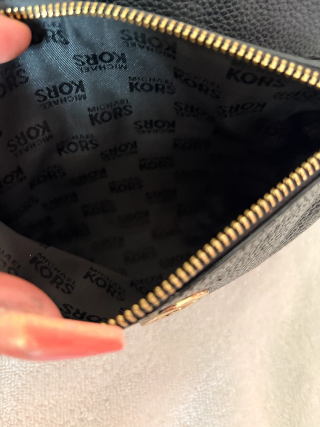 Michael Kors Black Leather Wallet & Brown Heels Set - photo 5