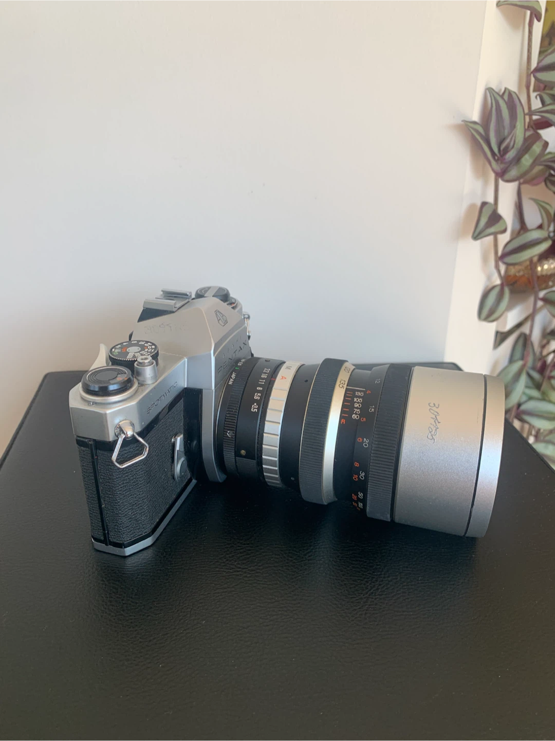 Asahi Pentax Spotmatic SP II 35mm Film Camera with 60-135mm Lens - photo 3