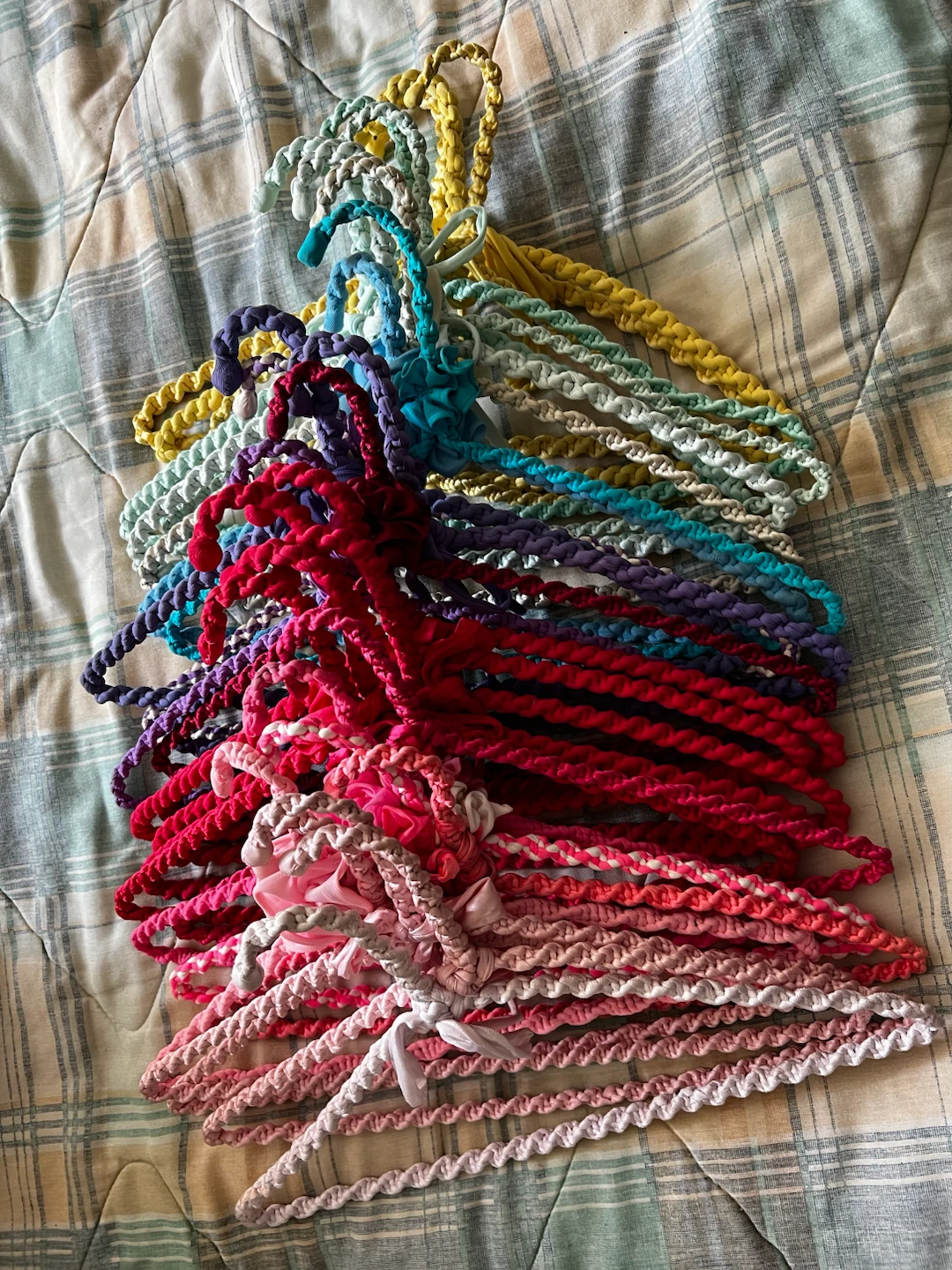Set of Decorative Fabric Hangers-price of Each