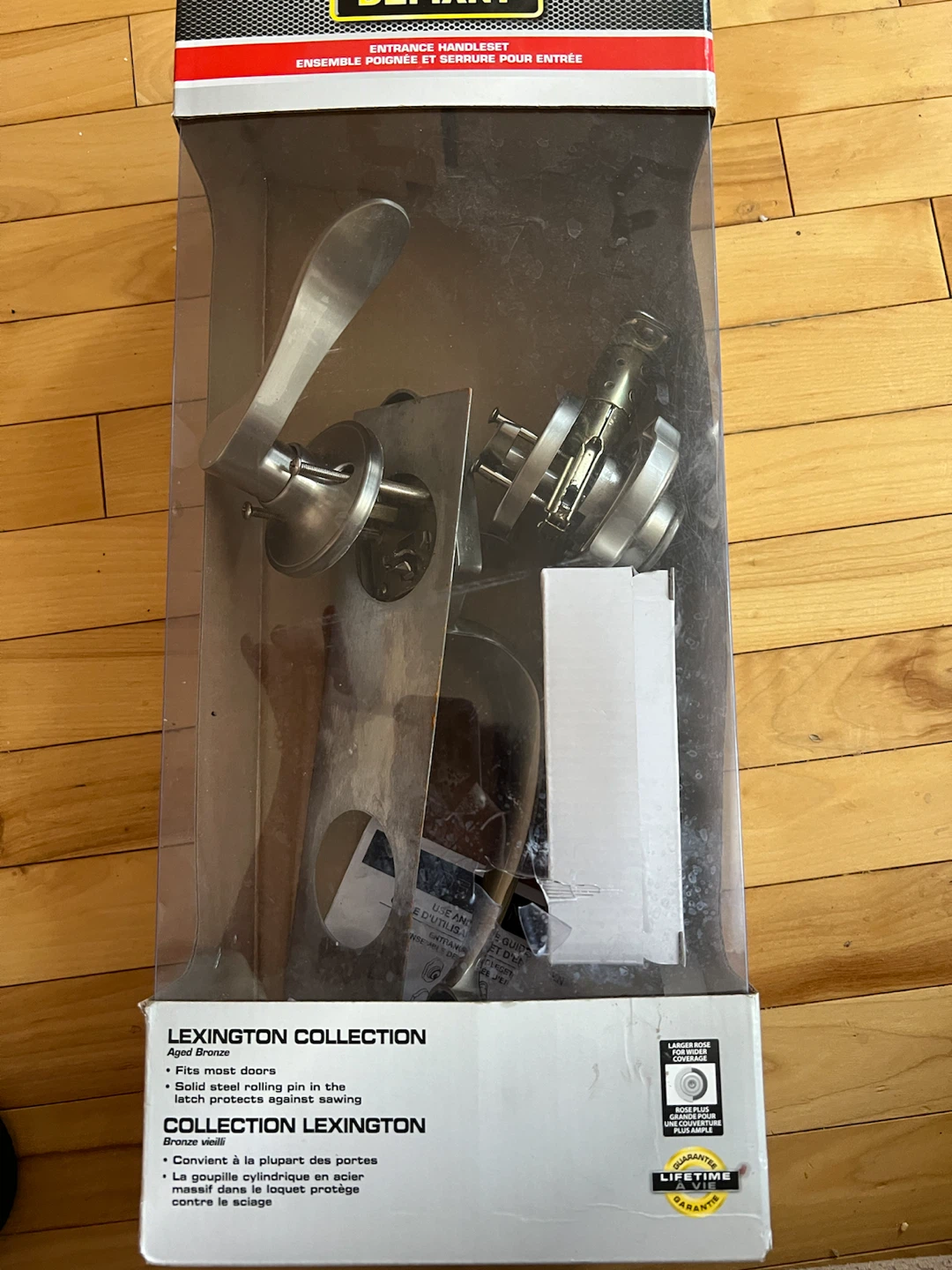 Defiant Lexington Collection Entrance Handleset - Aged Bronze - photo 4
