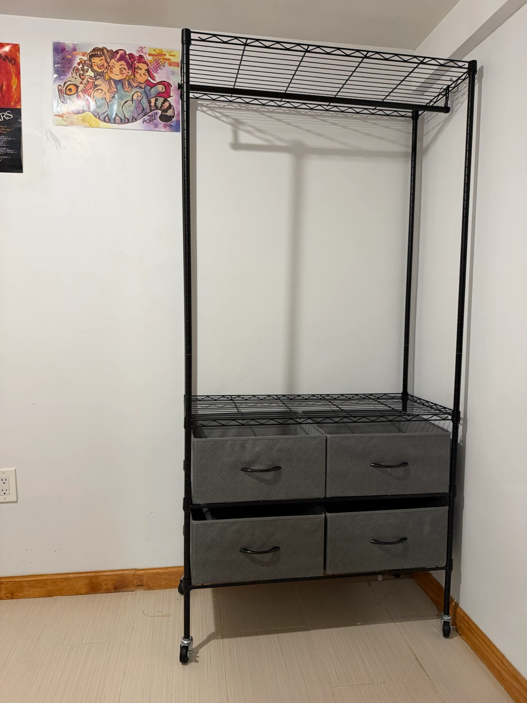 Rolling Clothes Rack - photo 2