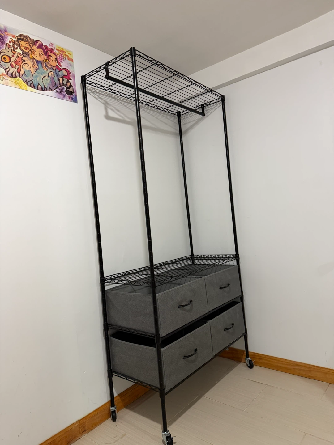 Rolling Clothes Rack - photo 3