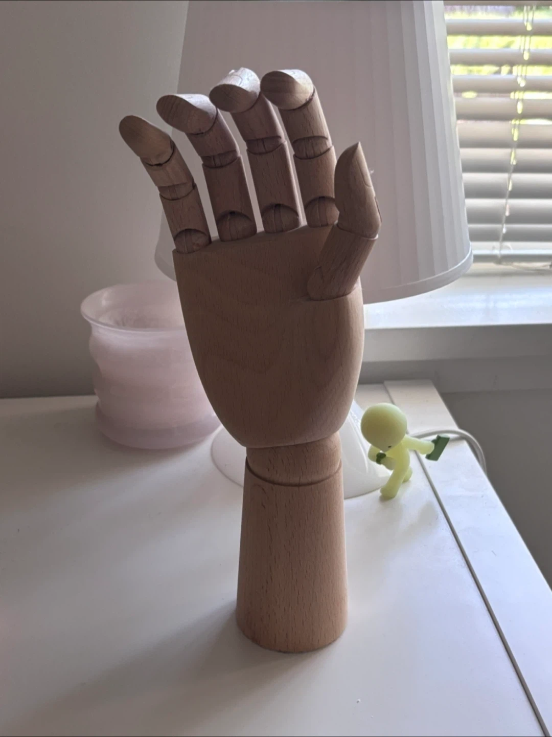 ikea HANDSKALAD posable wooden hand model - photo 2