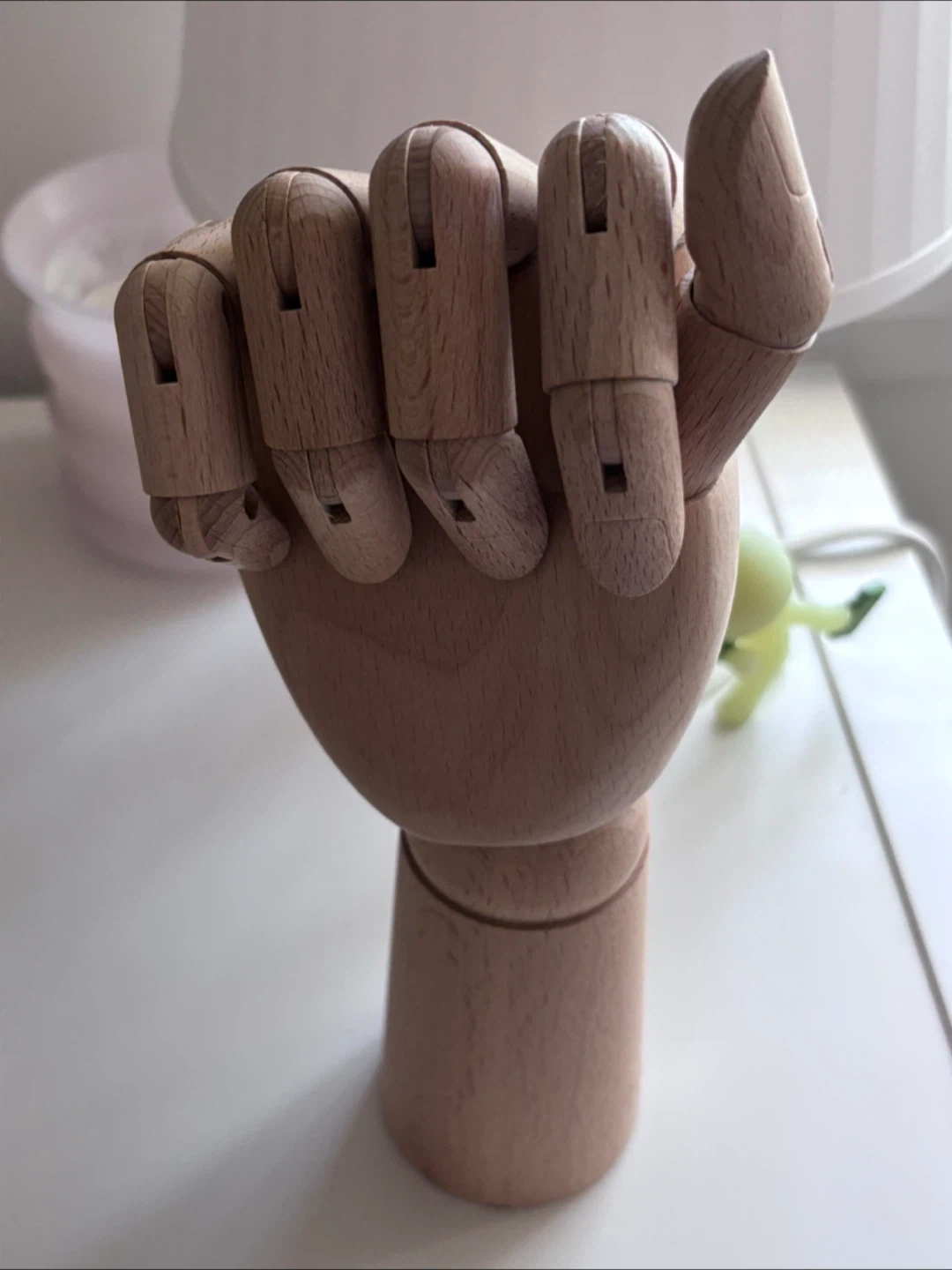 ikea HANDSKALAD posable wooden hand model - photo 3