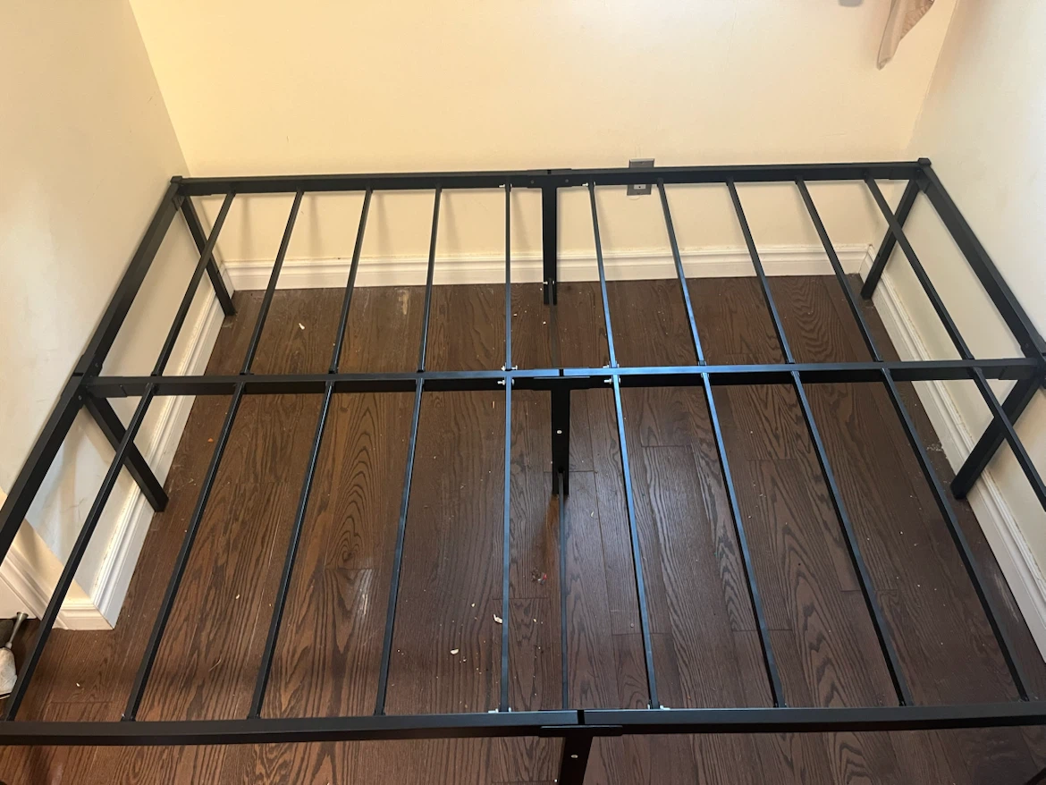 Black Metal Bed Frame - photo 2