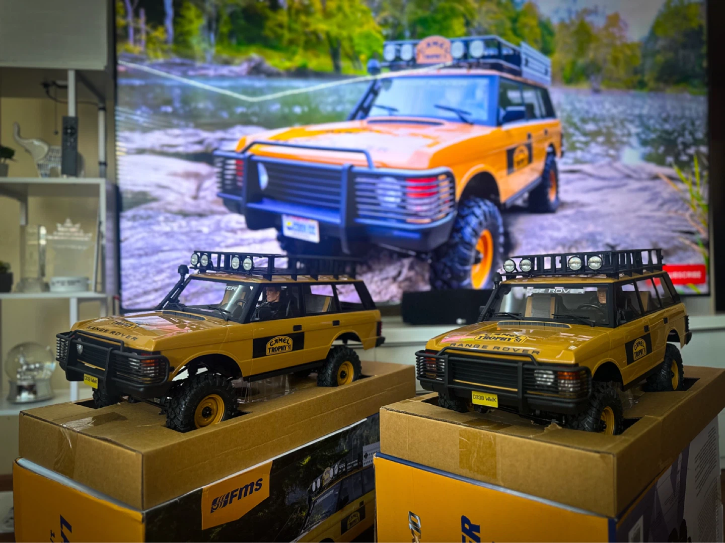RC Range Rover Camel Trophy Model Car