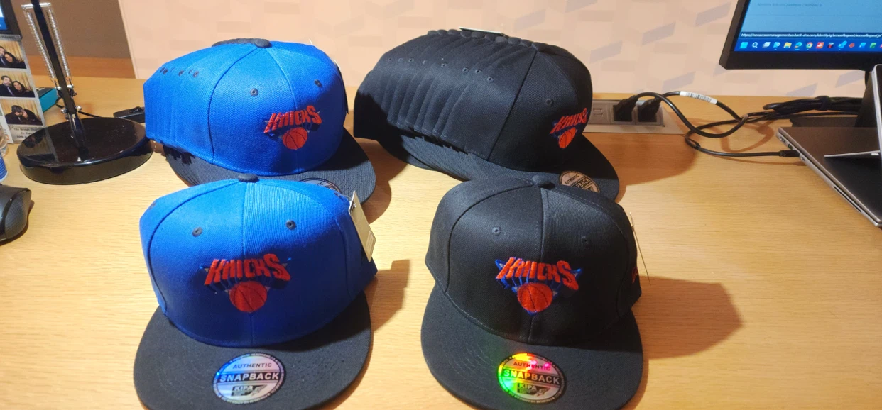 New York Knicks Snapback Hats - Blue & Black - photo 2