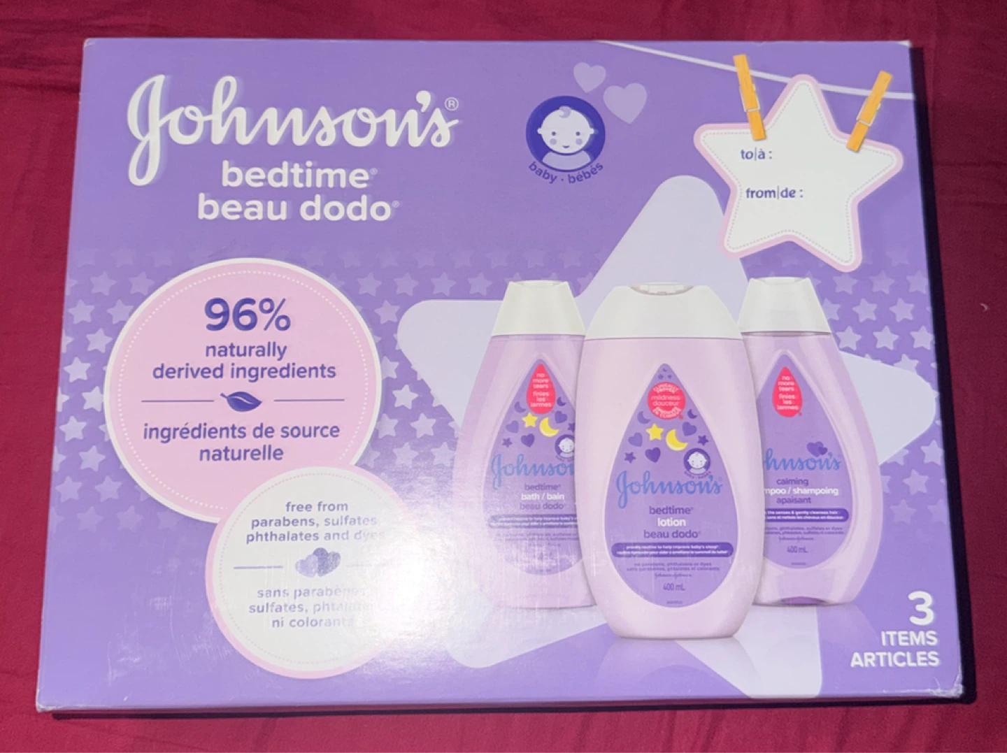 Johnson’s Baby Bedtime Bath Set