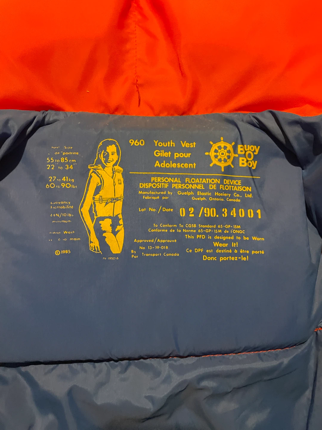 Buoy O Boy 960 Life Jacket - photo 2