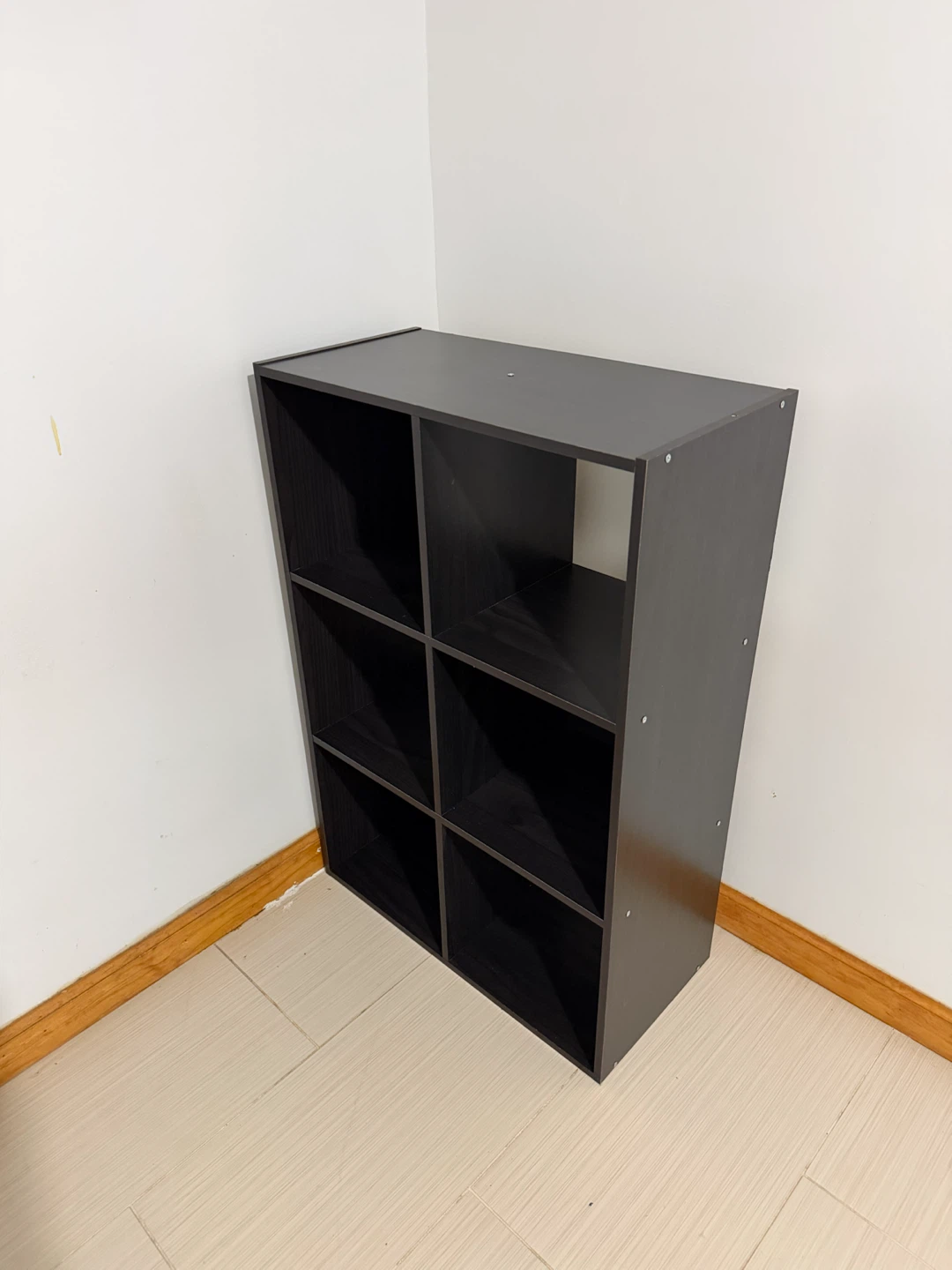 Dark Brown 6-Cube Storage Shelf - photo 4