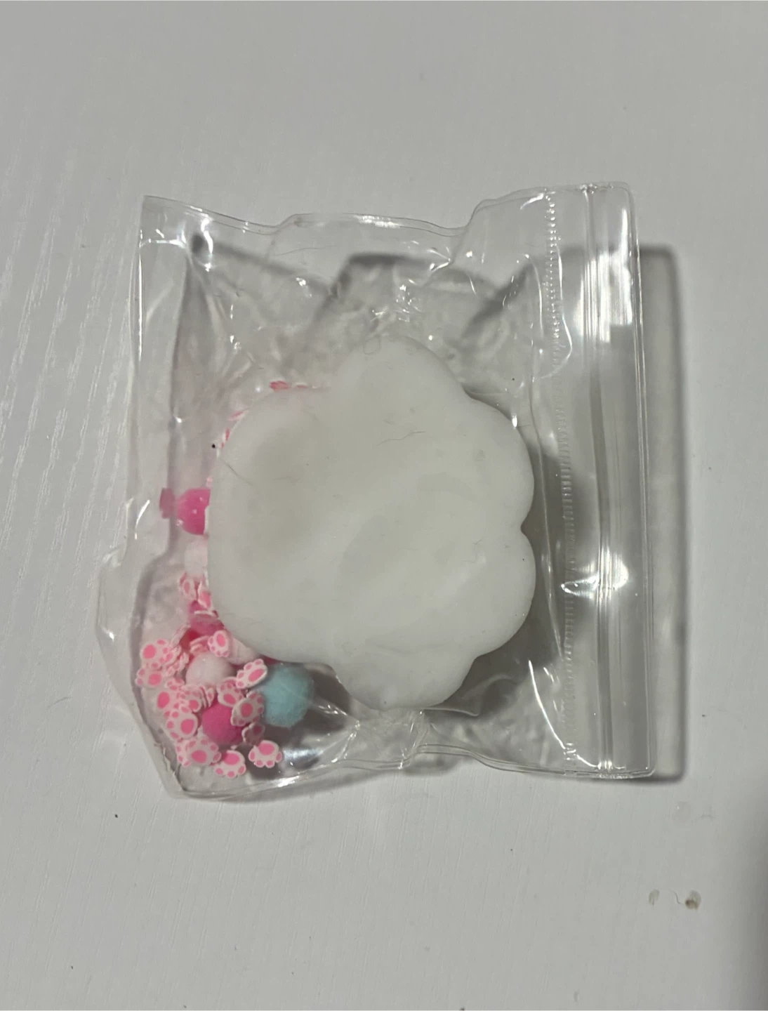Cat Paw Squishy Toy with Charms - photo 2