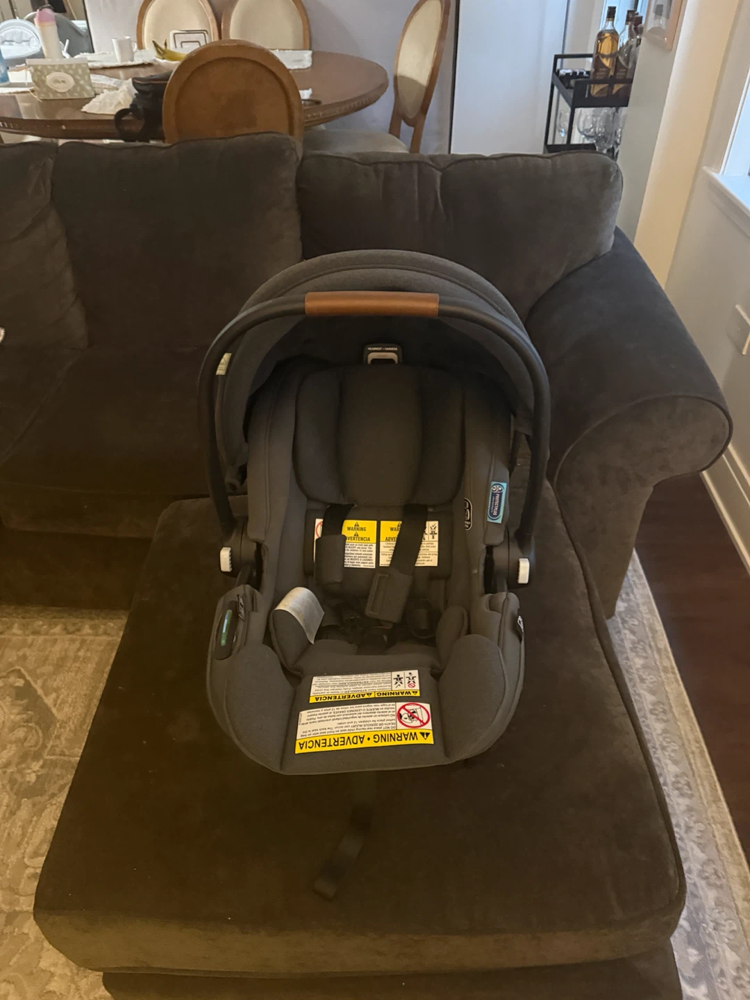 Graco Gomax Infant Car Seat, Lightweight Baseless with Canopy