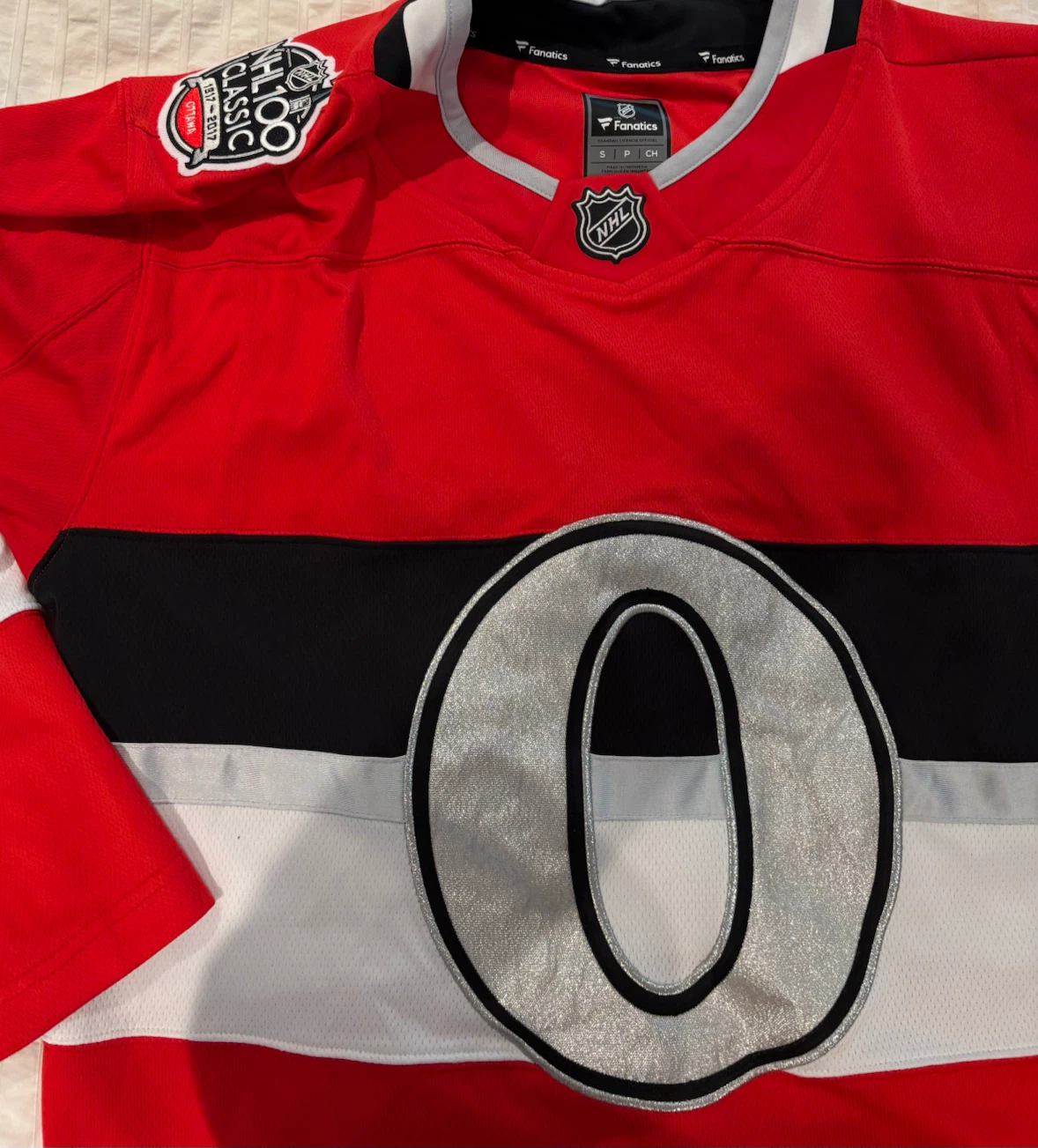Ottawa Senators NHL100 Classic Jersey - Youth Small - photo 2