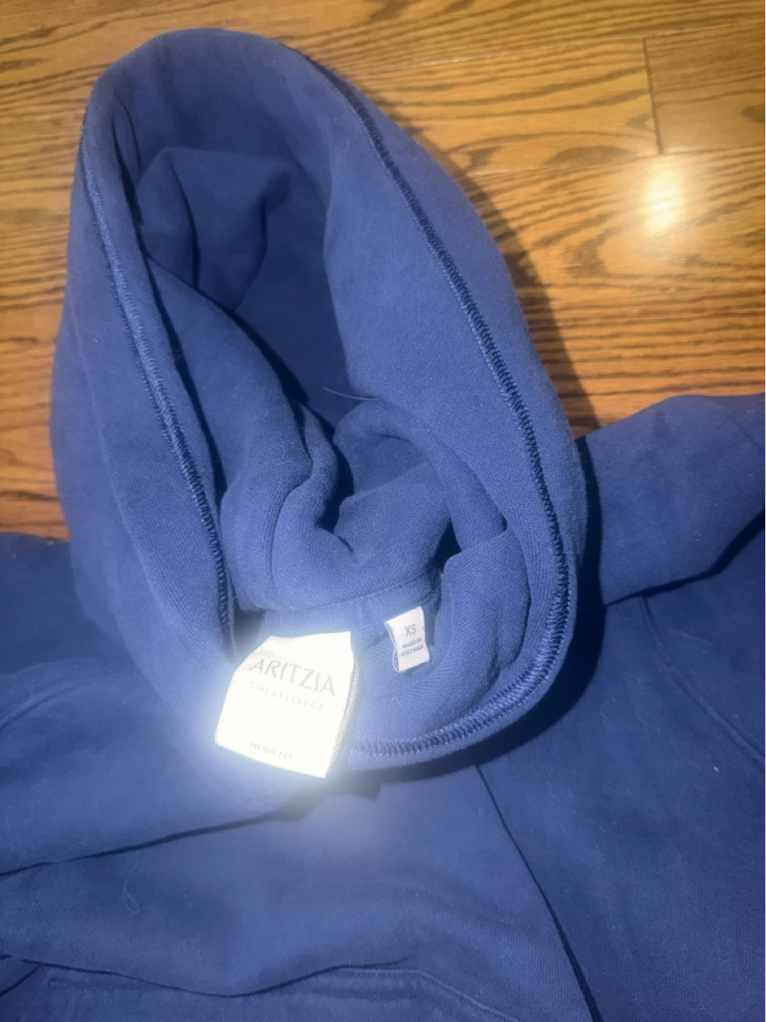 Aritzia 'Mega Fit' Navy Blue Hoodie and Sweatpants Set - XS - photo 3