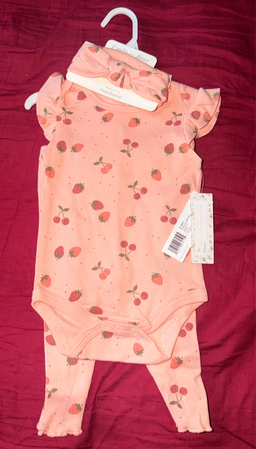Emily & Oliver 3-piece baby set 3-6M