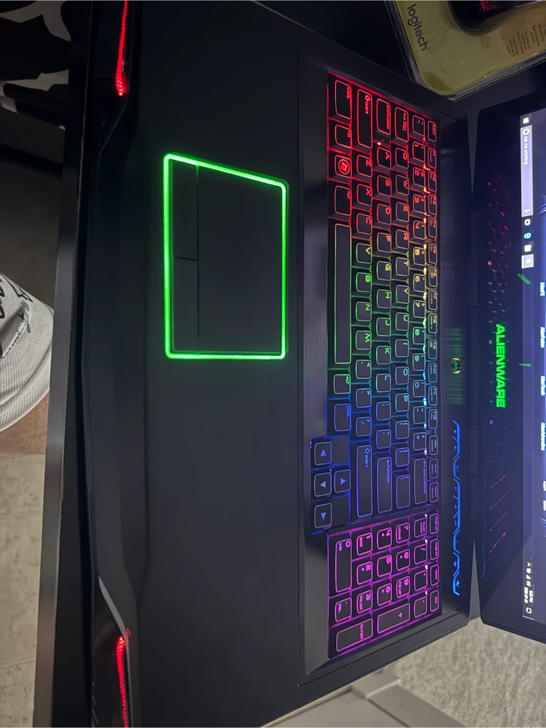 Alienware laptop i7 16g 500g hdd Gtx580 mouse rgb - photo 4