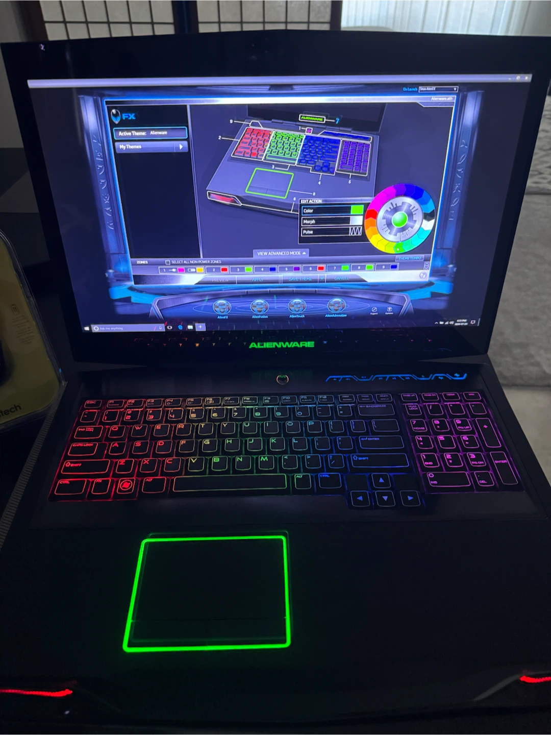 Alienware laptop i7 16g 500g hdd Gtx580 mouse rgb - photo 5