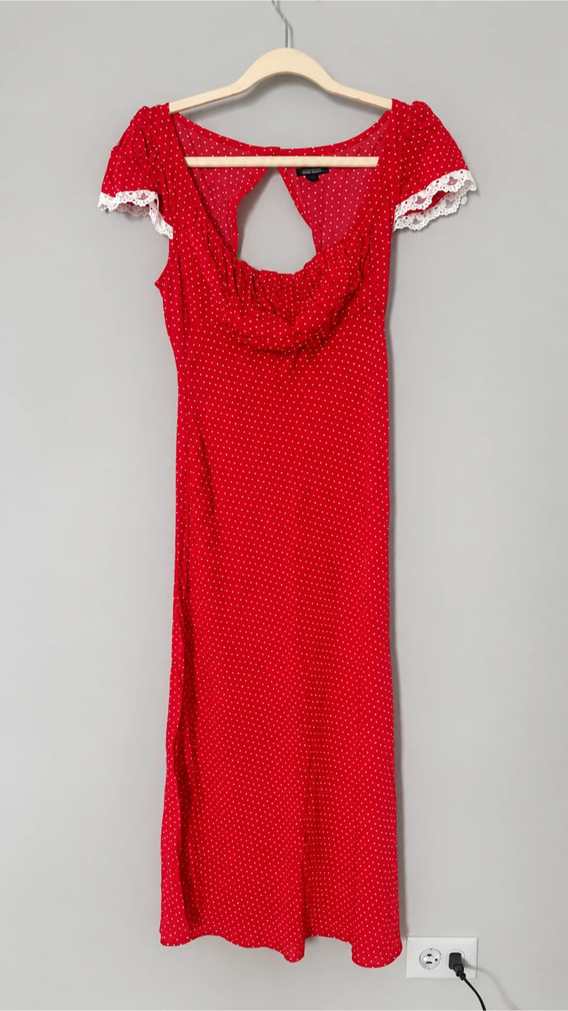 Wild Fable Red Polka Dot Dress Size S - photo 2