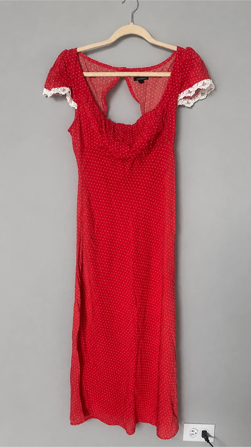 Wild Fable Red Polka Dot Dress Size S - photo 5