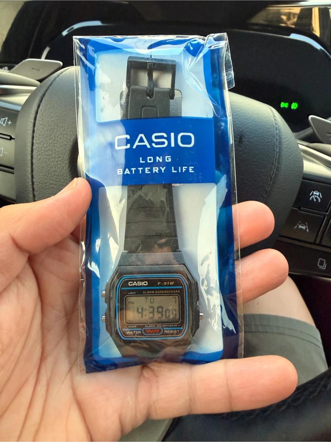 CASIO F91W-1 Casual Sport Watch, Black Strap, Digital,New No Box - photo 2