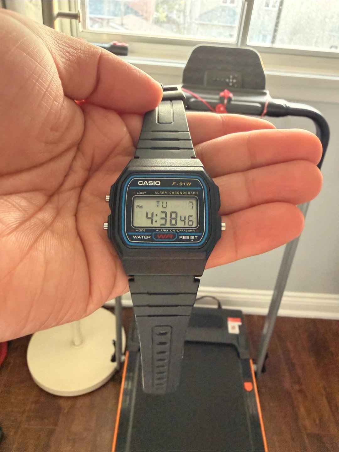 CASIO F91W-1 Casual Sport Watch, Black Strap, Digital,New No Box - photo 3