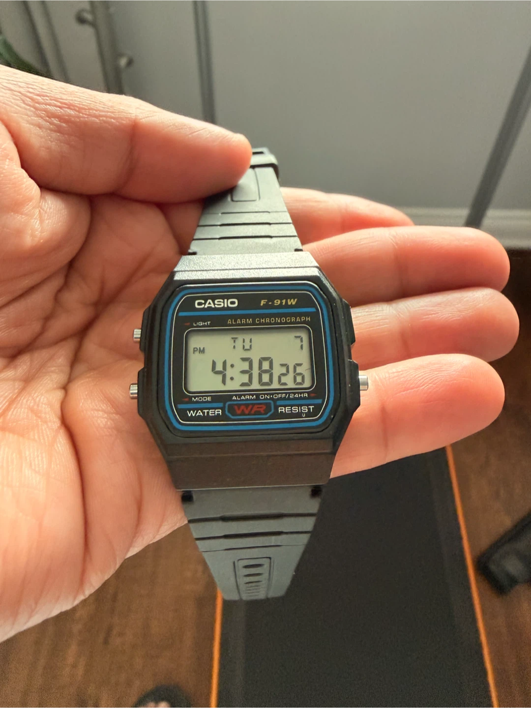 CASIO F91W-1 Casual Sport Watch, Black Strap, Digital,New No Box - photo 4