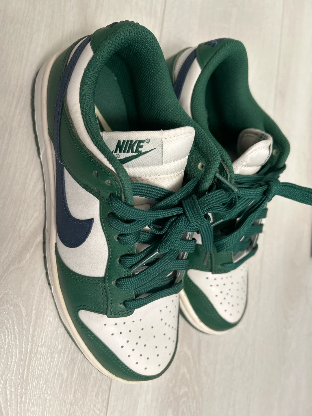 Nike Dunk Low Shoes - Green/White