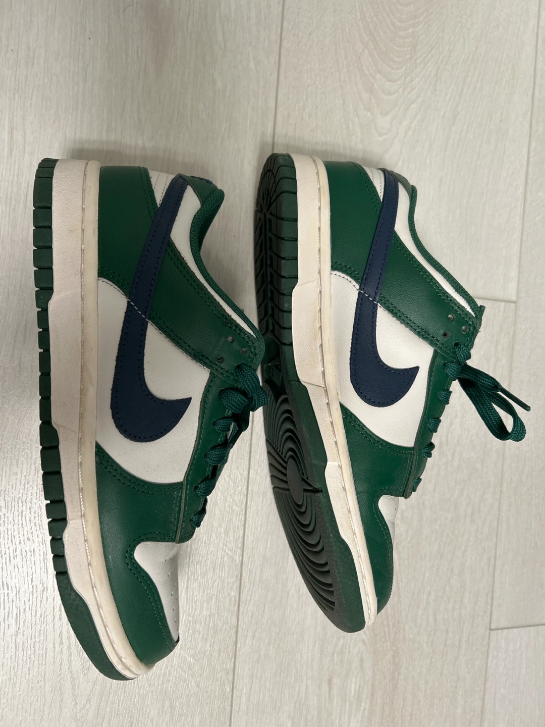 Nike Dunk Low Shoes - Green/White - photo 5