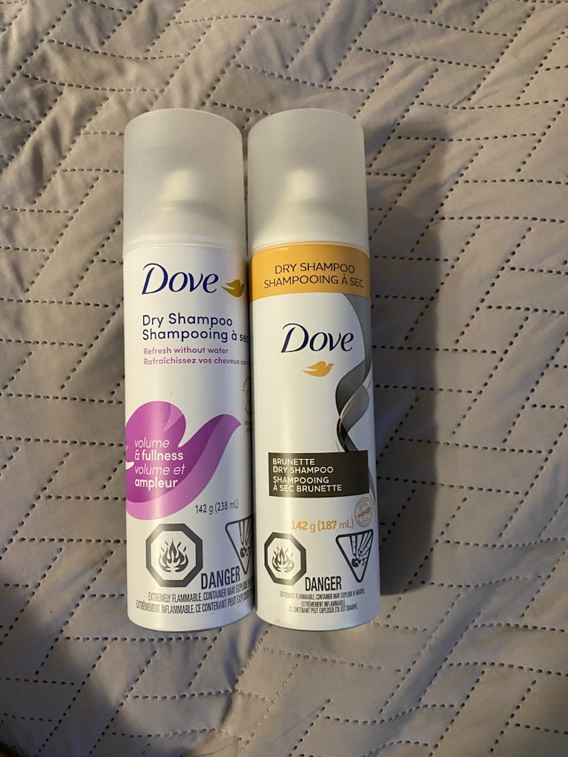 Dove dry shampoo