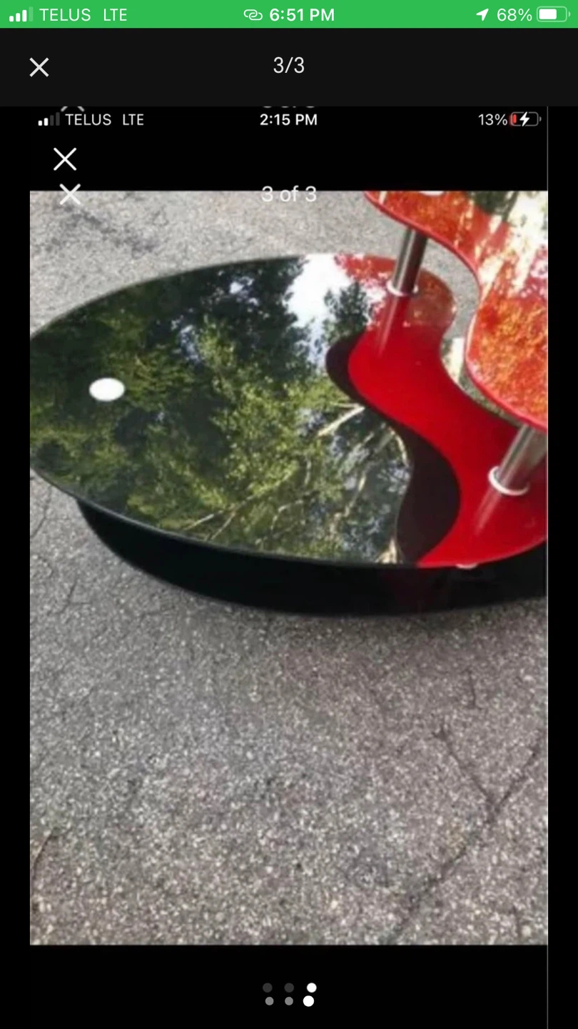 Unique Yin Yang Coffee Table - photo 2