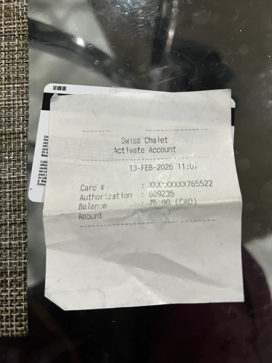 Swiss Chalet Ultimate Dining Card - $75 Balance - photo 3