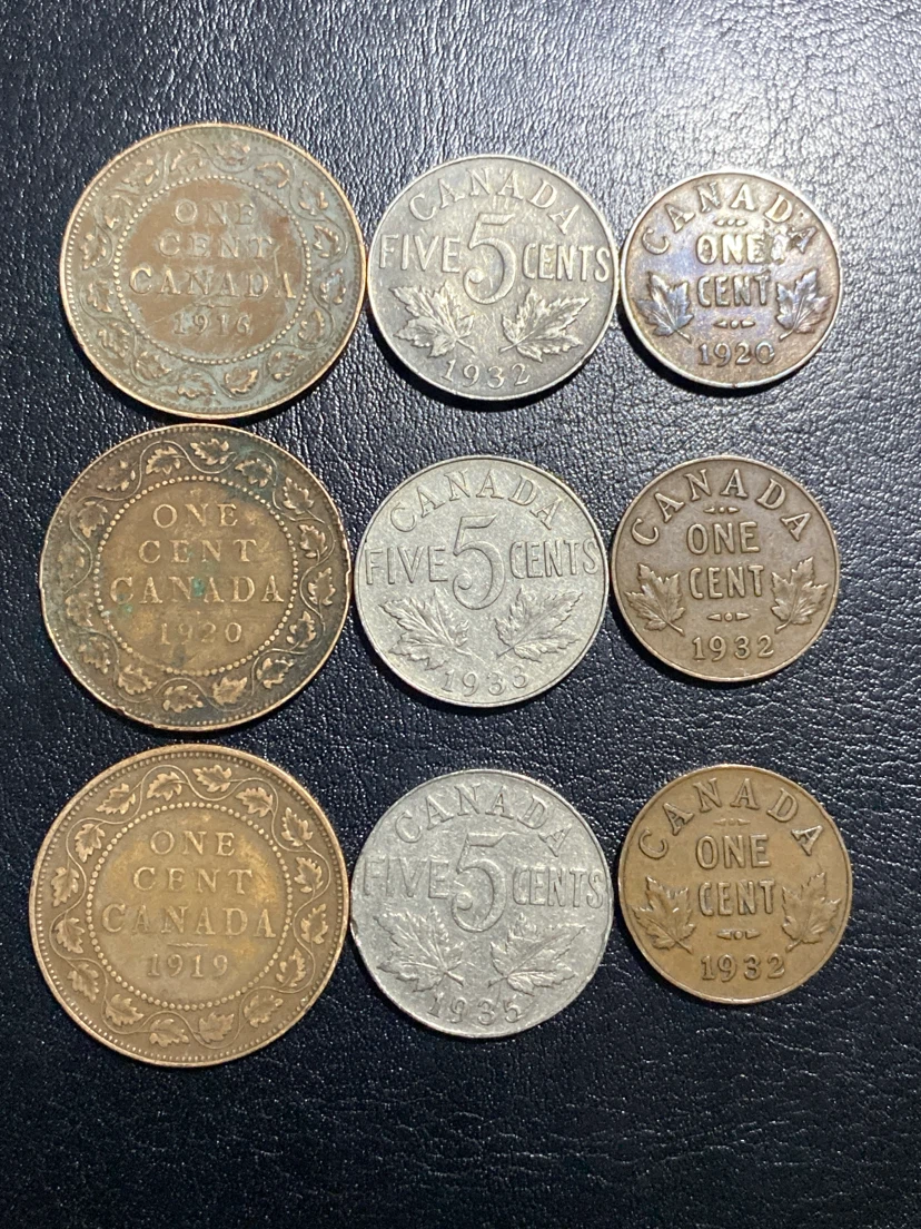 Collection of Canadian Coins - King George V - photo 2