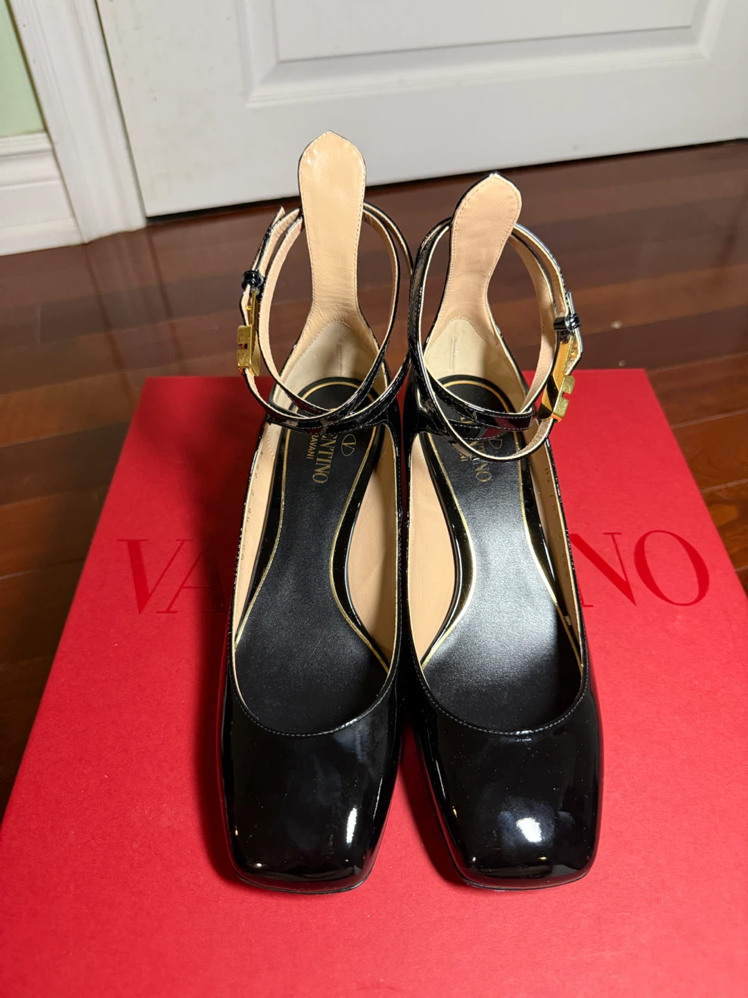 Valentino Garavani Black Patent Mary Jane Heels - photo 2