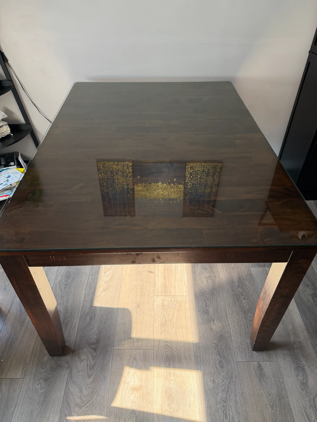 Dining Table with Glass Top ( Moving sale) - photo 3