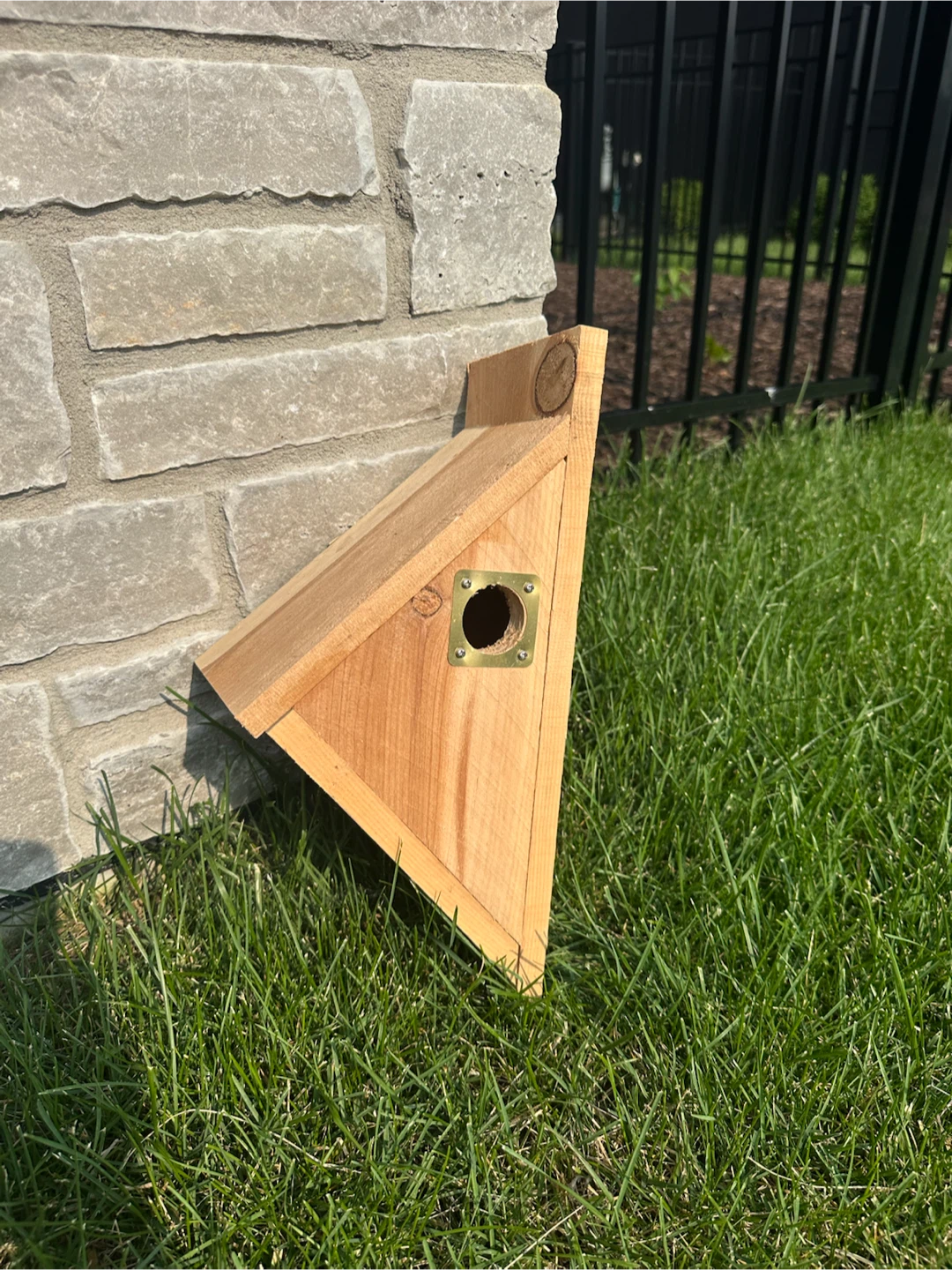 Wooden Birdhouse for chickadees