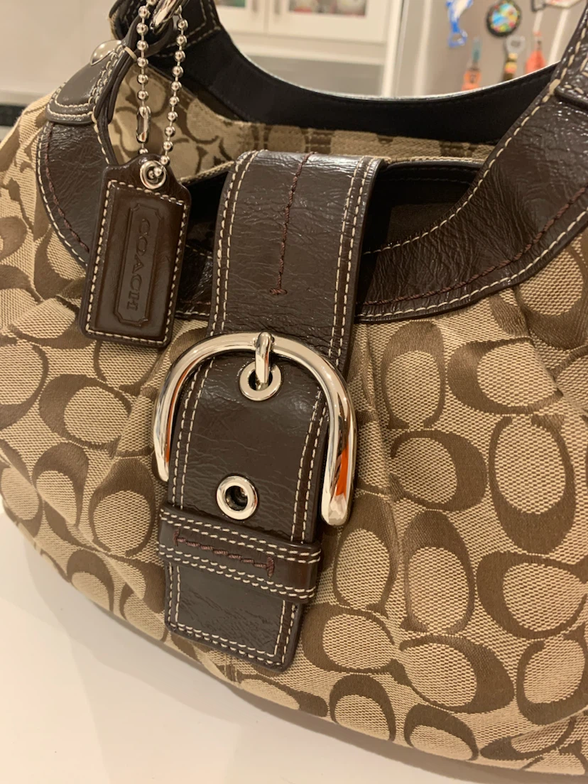 🐻 New Coach Brown Signature Soho Lynn Shoulder Bag 🐻 - photo 4