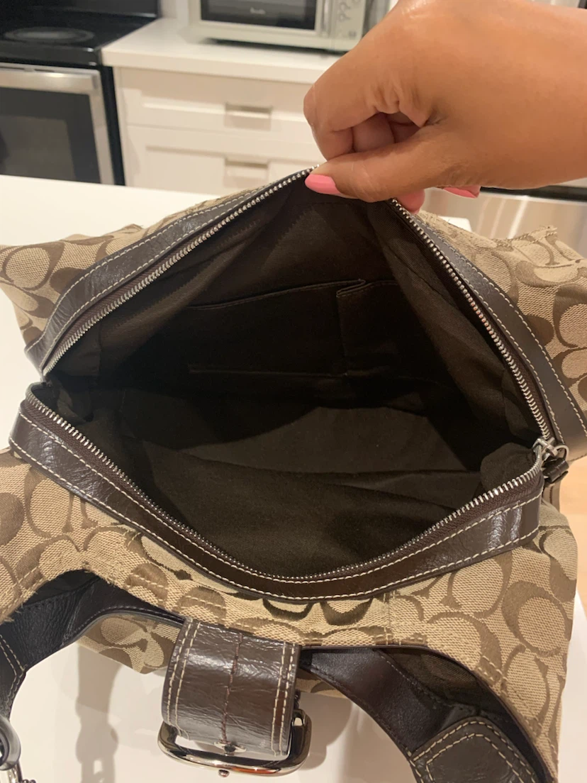 🐻 New Coach Brown Signature Soho Lynn Shoulder Bag 🐻 - photo 5