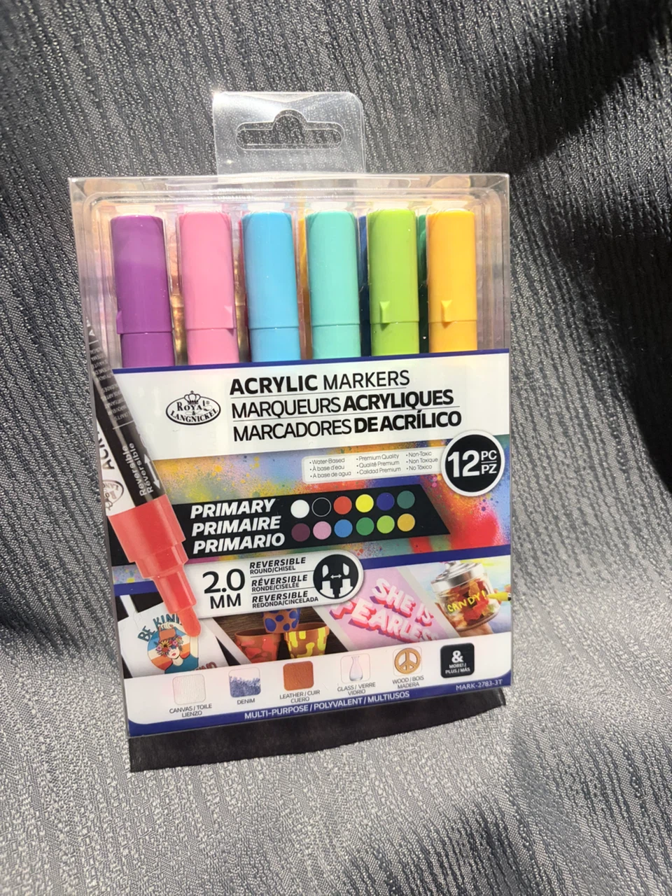 Royal & Langnickel Acrylic Markers - 12 Piece Set