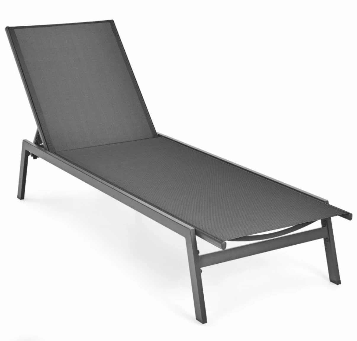 Grey Outdoor Chaise Lounge Chair - photo 2