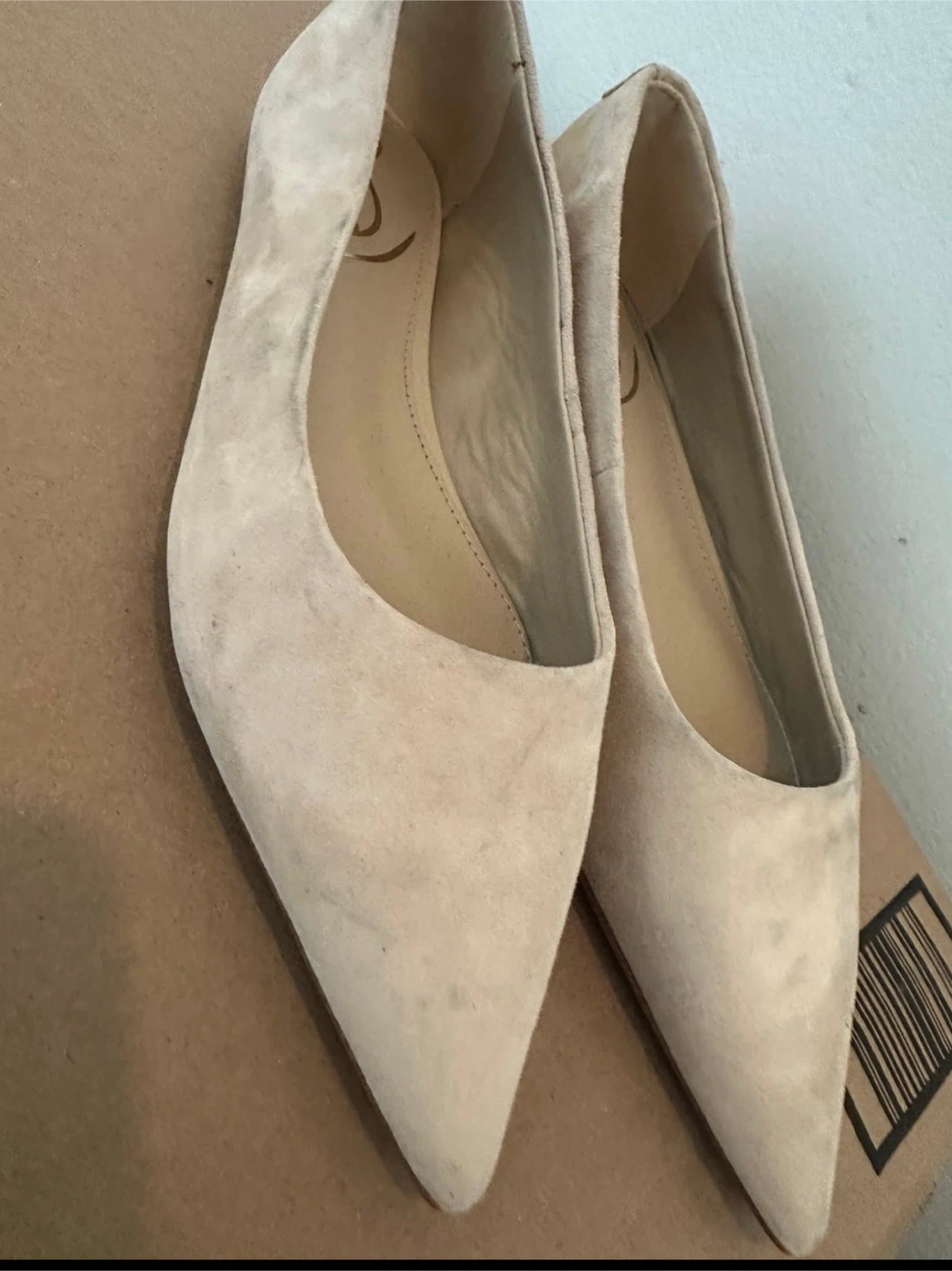 Sam Edelman Suede Pointed Toe Flats
