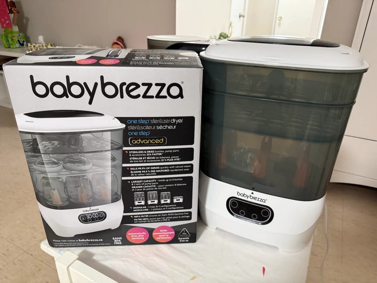 Baby Brezza One Step Sterilizer Dryer Advanced