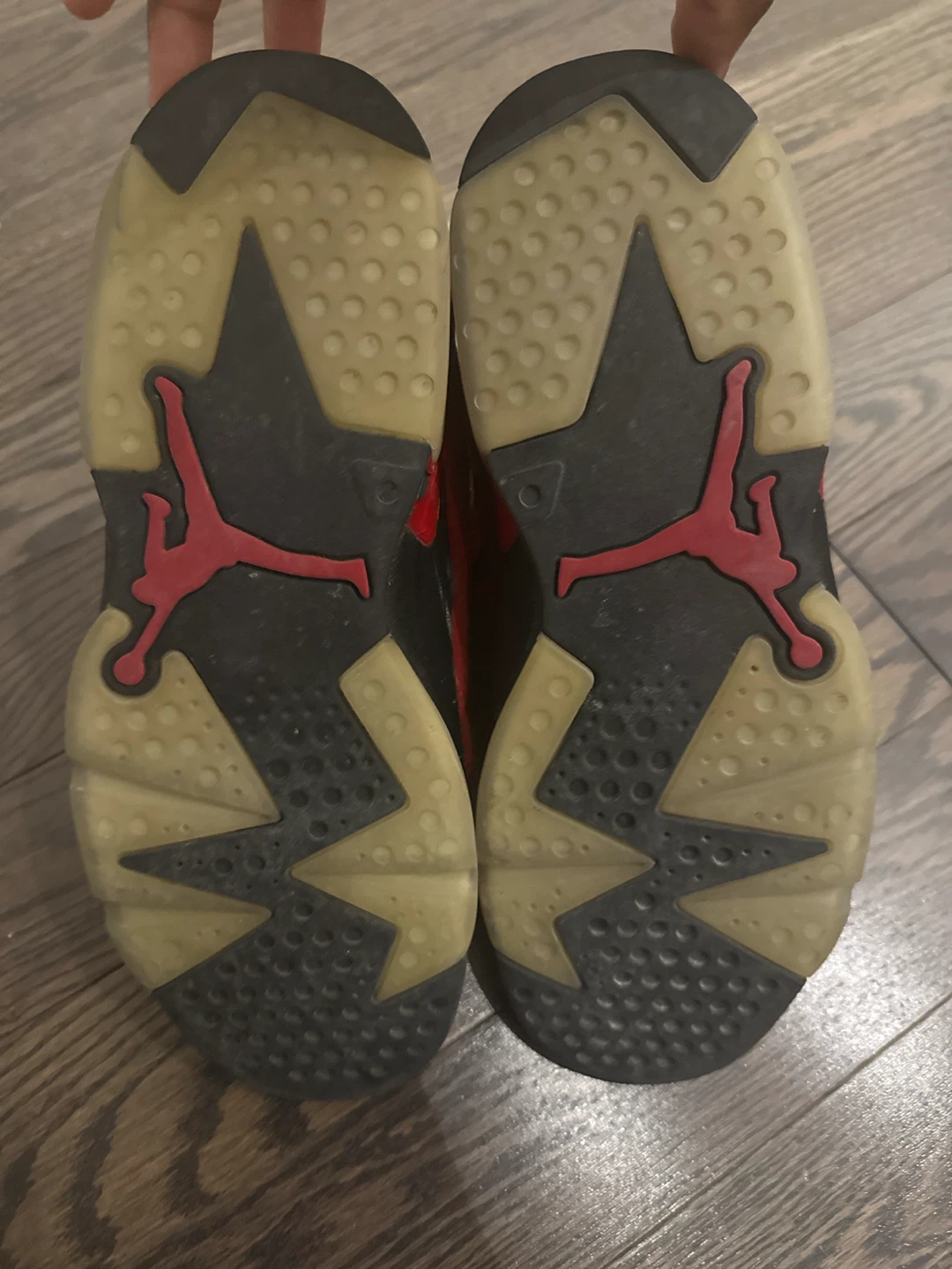 Air Jordan 6 Retro Red Suede Men's Shoes - photo 2